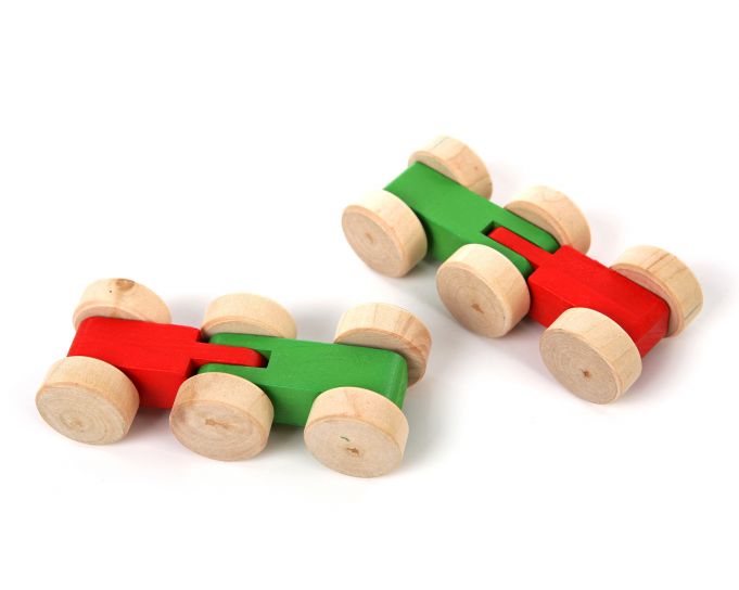 Деревянная игрушка – Горка - Машинки  